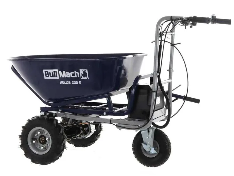 Brouette électrique BullMach Helios 230 D avec 2 batteries 48V 2Ah