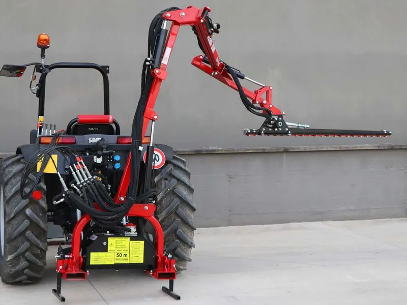GeoTech Pro THT 175 - Taille-haie pour tracteur avec déplacement latéral