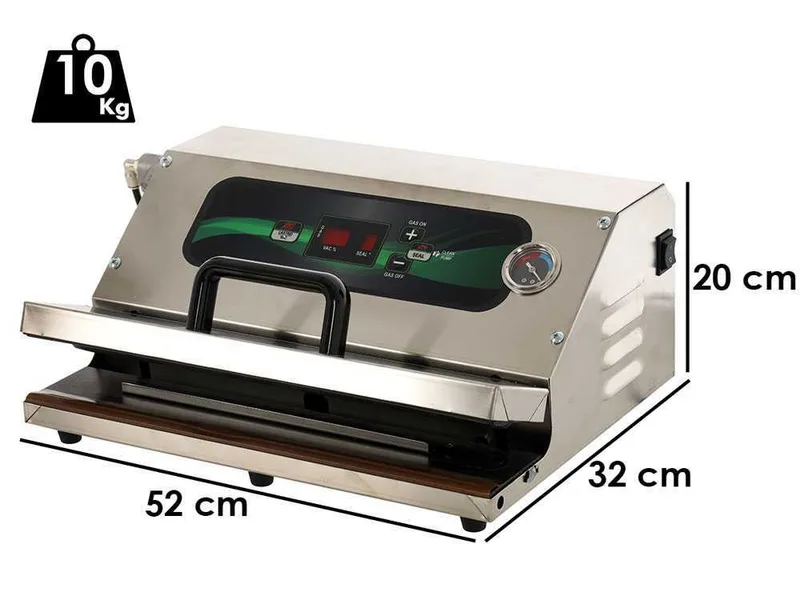 Machine sous vide professionnelle Euro 420 Pro Inox - Barre de soudure 42 cm