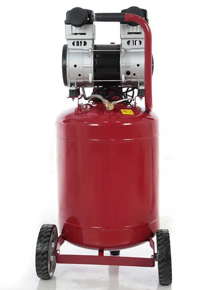 GeoTech S-AC50V-10-15C - Compresseur électrique oilless - Moteur 1.5 CV - 50 L Vertical silencieux