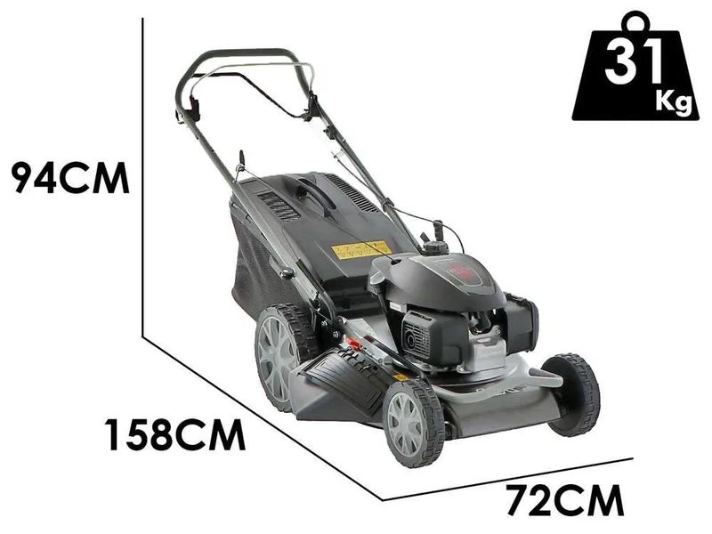Marina Systems HR 46 SH - Tondeuse à gazon thermique tractée - 4EN1 - Moteur Honda GCVx 170