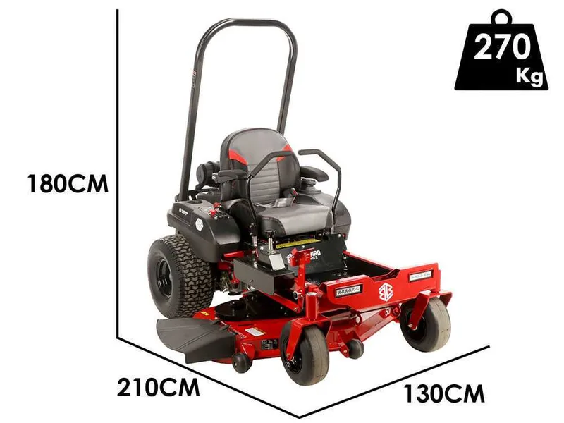 Blue Bird ZTR 50L PRO - Tondeuse autoportée à rayon de braquage zéro - Éjection latérale et coupe mulching