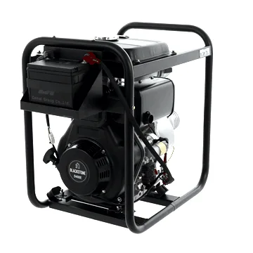 Pompe thermique diesel Blackstone BD 10000ES raccords 100 mm - 4 pouces - démarrage électrique - réservoir de 14 litres - Euro 5