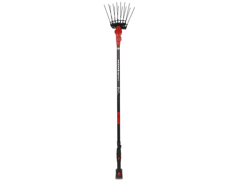 Aima Tandem Cordless - Peigne vibreur électrique à batterie - Perche télescopique en aluminium 195-300 cm - 3 x 21 V 5,2 Ah