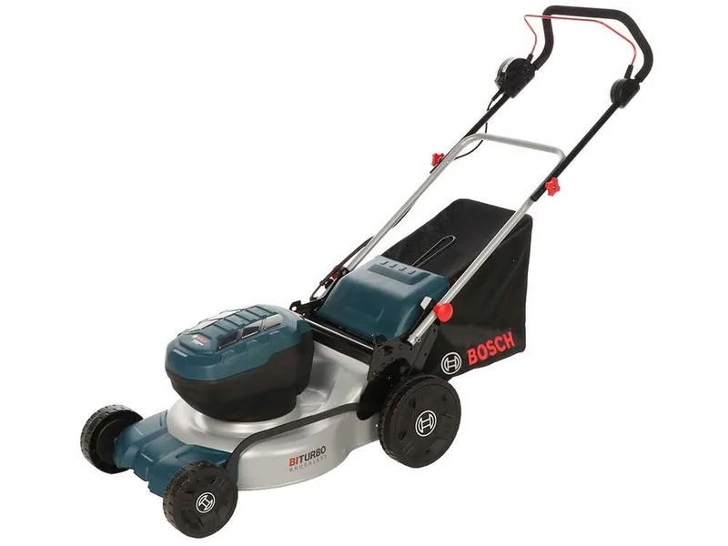 Bosch Professional GRA 18V2-46 - Tondeuse à gazon à batterie - 2x18V 15Ah - Coupe de 46 cm