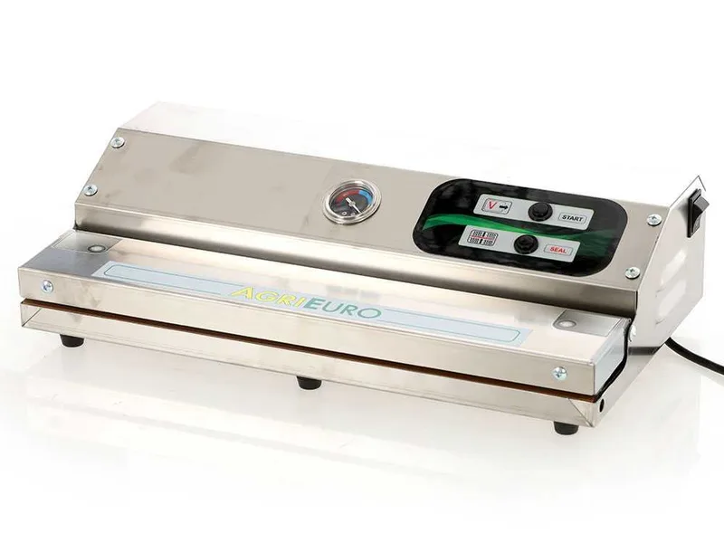 MINI Euro 360 INOX - Machine sous vide + vacuomètre - Barre de soudure de 37 cm