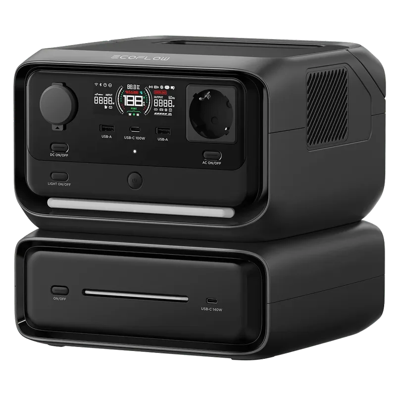 EcoFlow River 3 Max - Power Station Batterie portable - 600 W - 572 Wh/22,4 V
