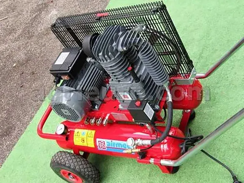 Motocompresseur avec moteur électrique Airmec 410 lt/min. compresseur de chantier