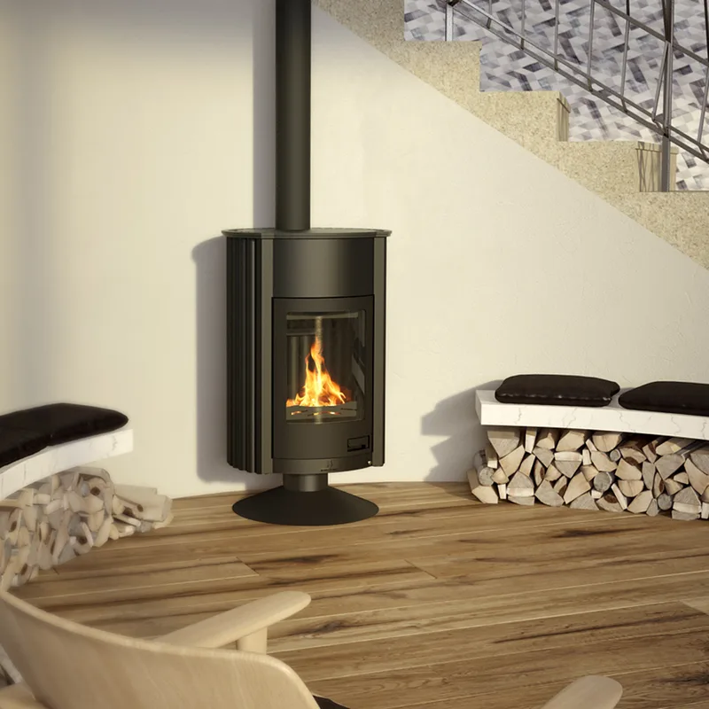 Poêle à air chaud Masterflamme Grande II Noir