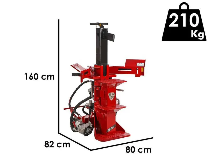 Ceccato BULL SPLET12FDP - Fendeuse hybride - Électrique et à tracteur - Verticale
