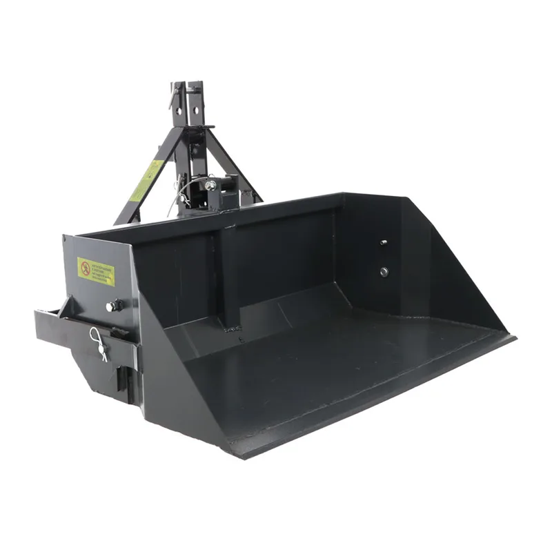 Godet arrière pour tracteur Blackstone B-PAL 120 - avec lame de 120 cm - charge 400Kg