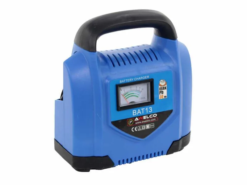 Awelco BAT 13 - Chargeur de batterie portable - alimentation monophasée - batteries 12V, de 10/30Ah