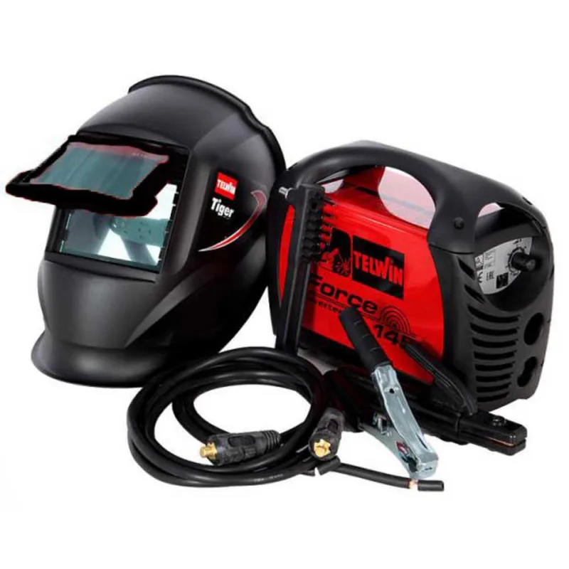 Telwin FORCE 145 - Poste à souder Inverter (MMA) + Masque, courant continu (DC)