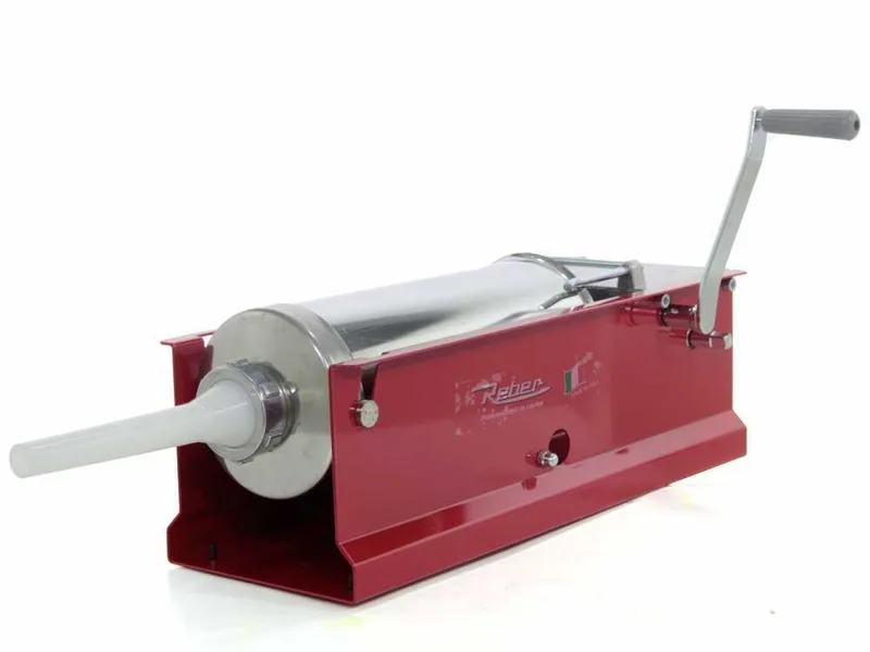 Reber 8950 N Rouge - Poussoir à saucisses manuel 5 kg - 2 vitesses