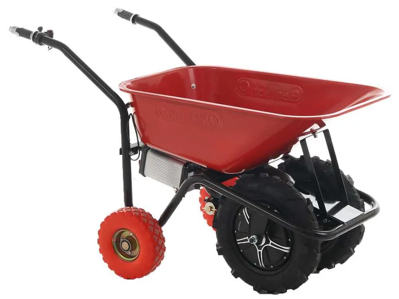 GeoTech CAR 300T-80 - Brouette électrique à batterie - 40 V 6 Ah