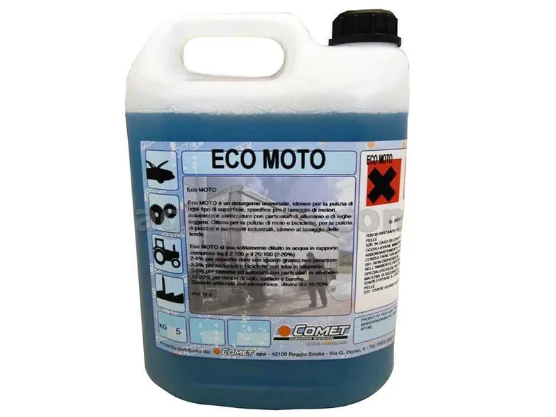 Détergent concentré professionnel pour nettoyeur Comet Eco Moto - 5L