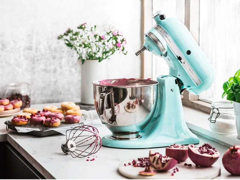KitchenAid Artisan 5KSM125-EMI Mineral Water - Batteur mélangeur planétaire avec tête relevable