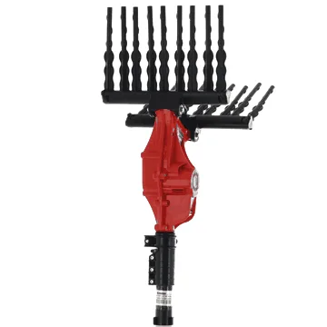 Peigne vibreur électrique à batterie Zanon Olivar Electric AL 300 - Perche télescopique en aluminium 210 - 340 cm