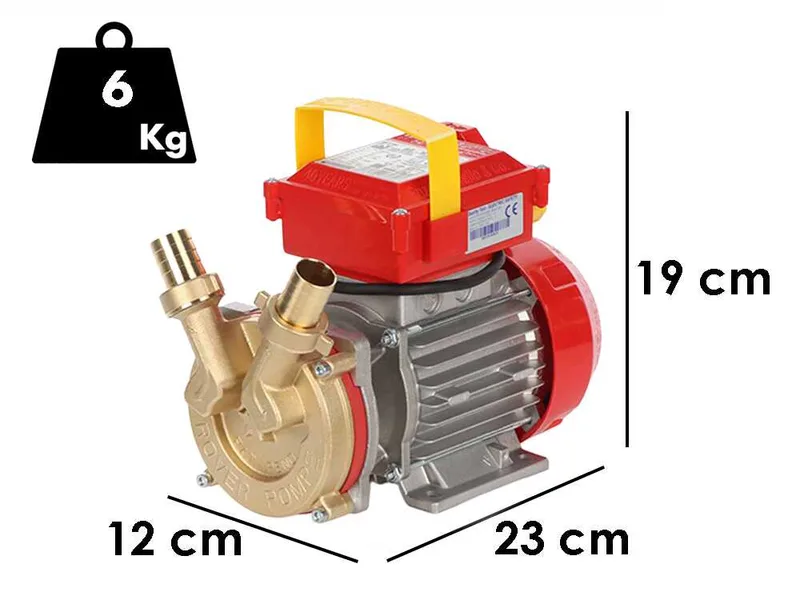 Rover BE-M 25 - Pompe électrique de transfert en bronze - Monophasée - 230 V