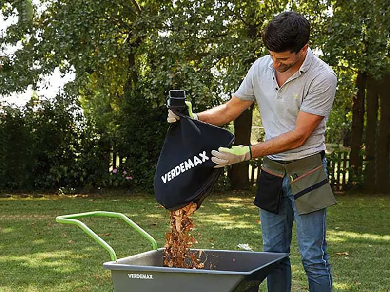 Verdemax SAR40 - Souffleur aspirateur à feuilles - 40 V 2.5 Ah