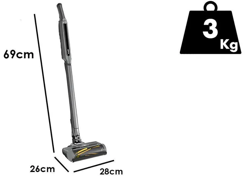 Shark WV361EU - Aspirateur - Balai électrique - 2 en 1 - Batterie 11,1 V 3 Ah