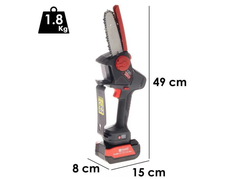 Élagueuse électrique à batterie Zanon ZP 130 - 2 batteries incluses