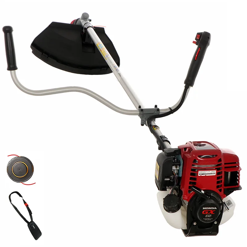 EuroMech HO 35 C - Débroussailleuse à essence 4 temps avec poignée - Moteur Honda GX35