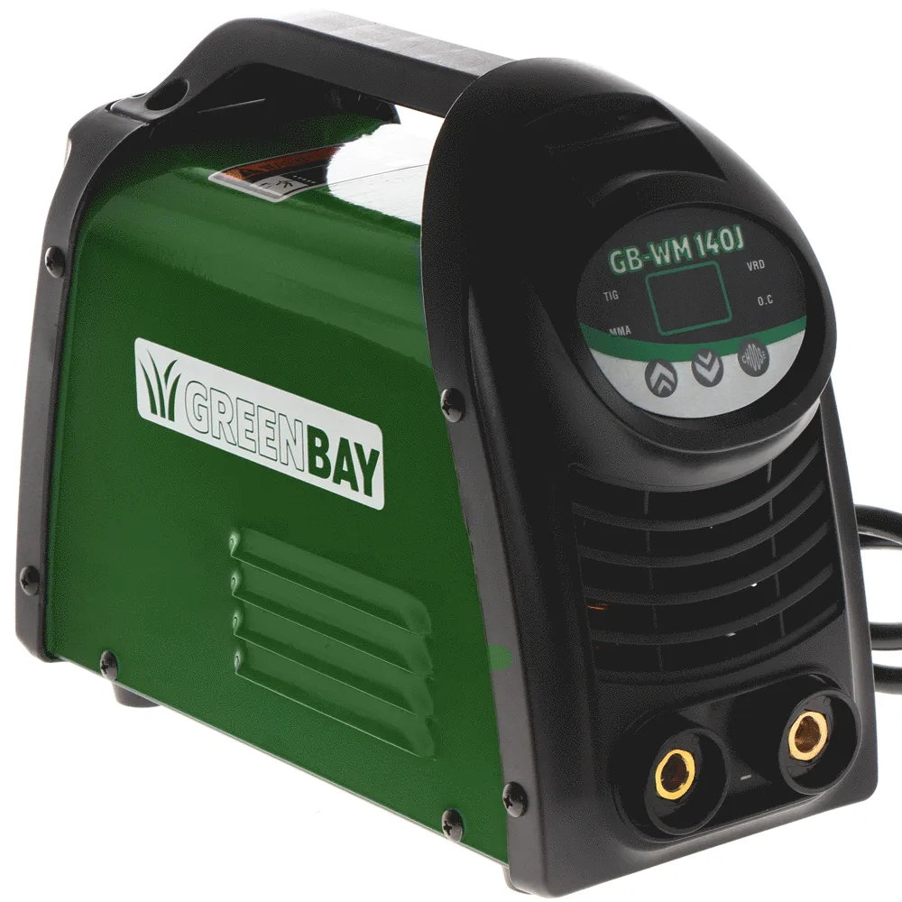 Poste à souder inverter à électrode à courant continu greenbay gb-wm 140J - 140A - avec Kit mma