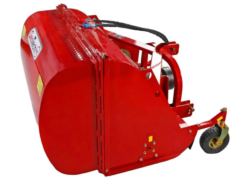 GeoTech Pro CFL120 - Broyeur sur tracteur - Bac de ramassage - Ramasseur - Série moyenne