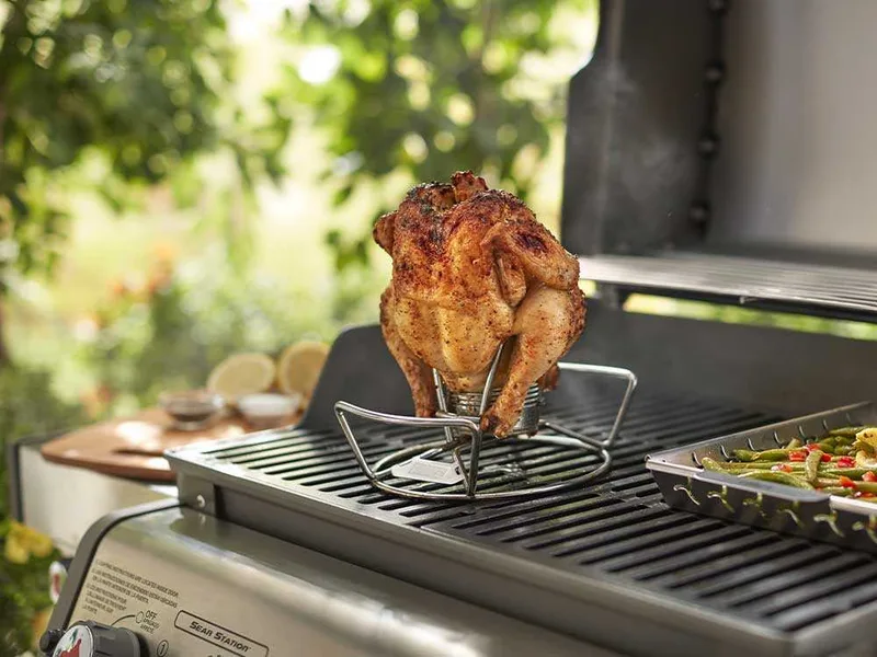 Support de cuisson pour poulet Weber
