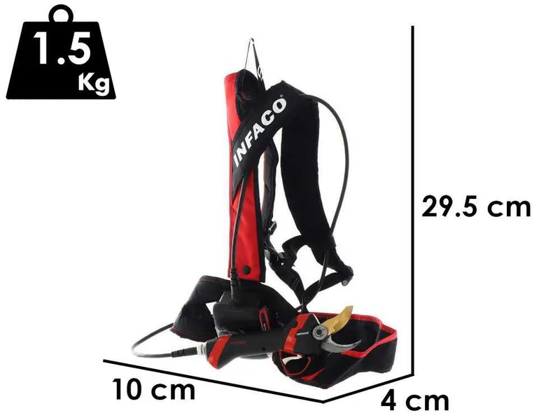 Sécateur électrique de taille Infaco F3020M - 36V 3Ah - Diamètre de coupe 45 mm