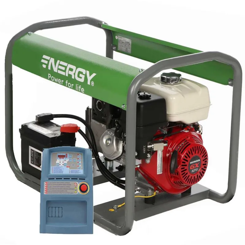 Groupe électrogène 4,4 KW monophasé ENERGY EY-5.5MBE-A - Moteur Honda