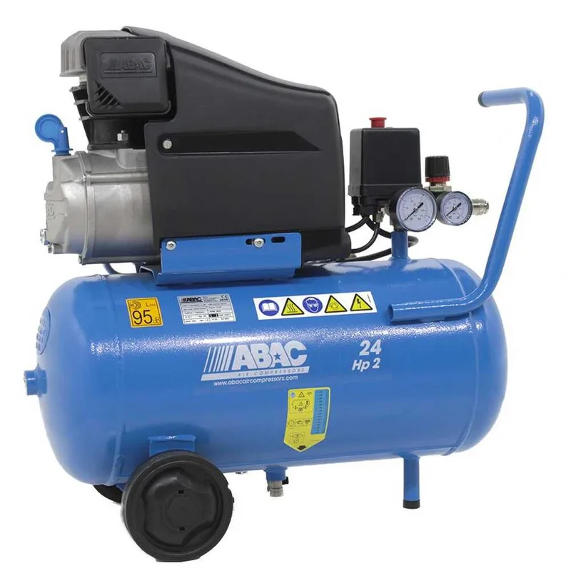Abac pole position L20 - Compresseur d'air électrique monophasé - Moteur 2 CV - 24 L