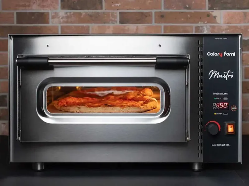 Calory Forni CF62E Mastro - Four électrique à pizza - Chambre haute