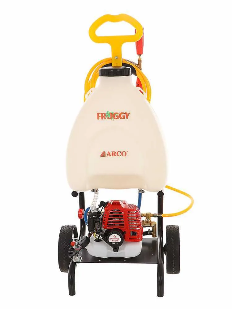 Pompe de pulvérisation thermique ARCO Froggy Super S 25A à trolley avec moteur 2 temps