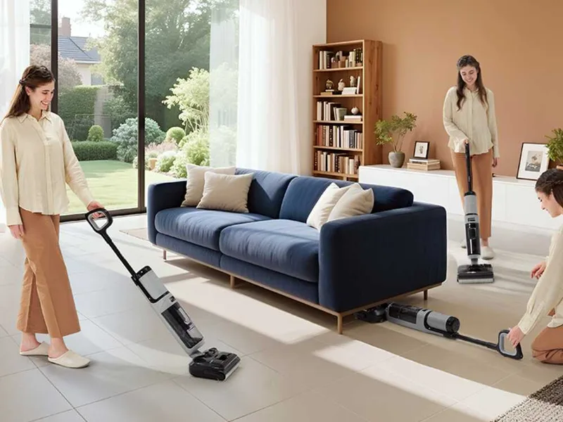 Tineco Floor One i5 Stretch Plus - Autolaveuse à batterie - 3 en 1 : lave, sèche et aspire
