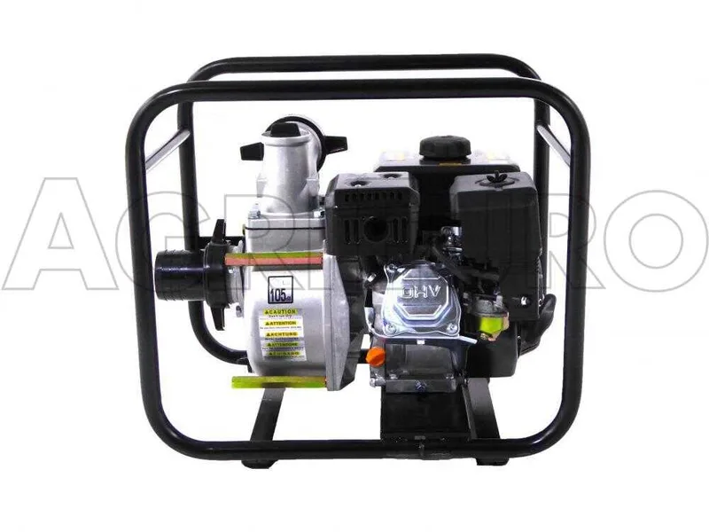 Motopompe thermique Koshin STV-80X pour eaux semi-chargées avec raccords de 80 mm
