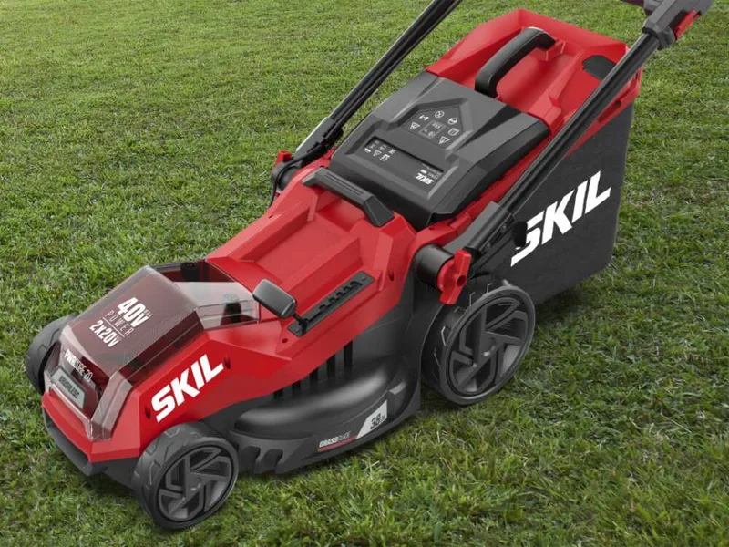 SKIL 0135 BA - Tondeuse à gazon à batterie 2x20V/4Ah - Largeur de coupe 38 cm