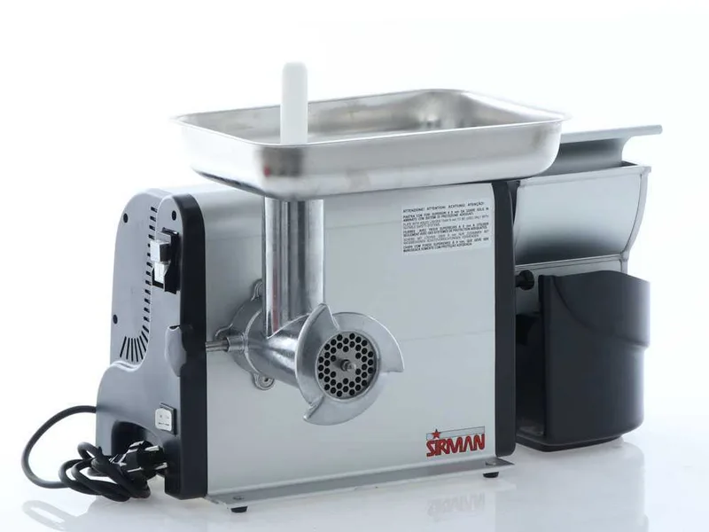 Sirman TCG 12 M.I. Denver - Hachoir à viande électrique - Râpe intégrée - Bouche en acier inox