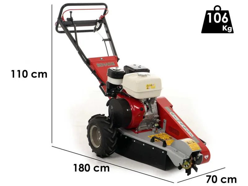 Benassi FR280 - Rogneuse de souches - Moteur Honda GX390 - Rotor à 12 fraises