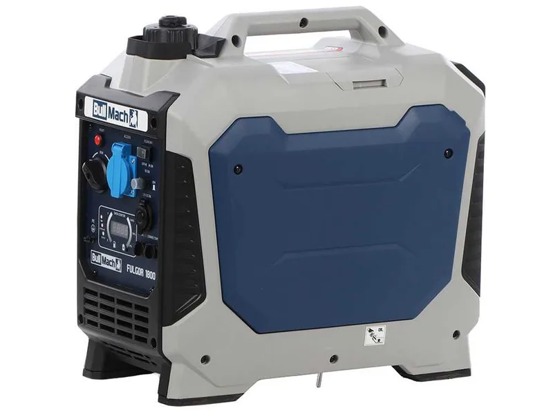 BullMach Fulgor 1800 - Groupe électrogène à inverter 2 Kw - Continu 1,8 kW monophasé