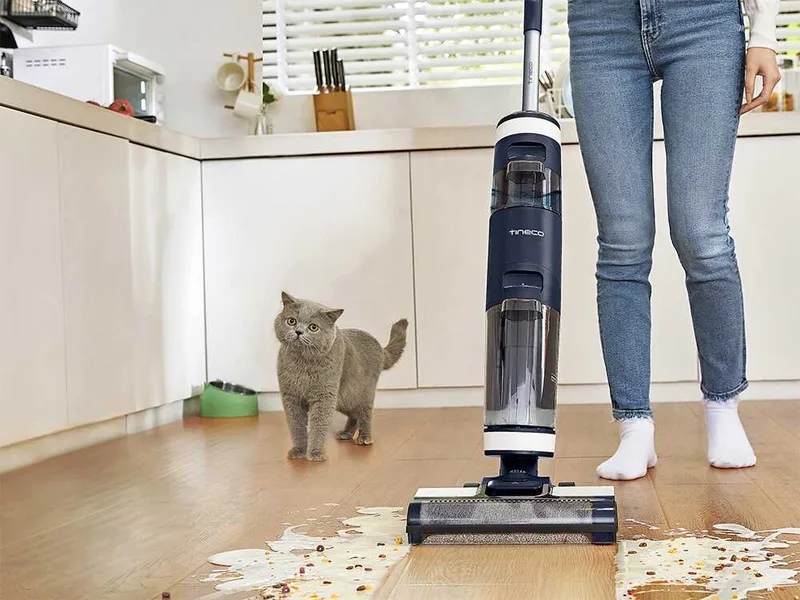 Tineco Floor One S3 Extreme - Nettoyeur de sols à batterie smart - 3 en 1 : lave, sèche et aspire