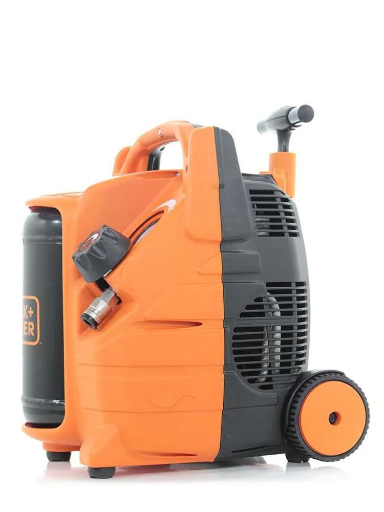 Black & Decker BD 195/5 MY T - Compresseur d'air électrique portatif monophasé, oil-less - Moteur 1.5 CV - 5 L