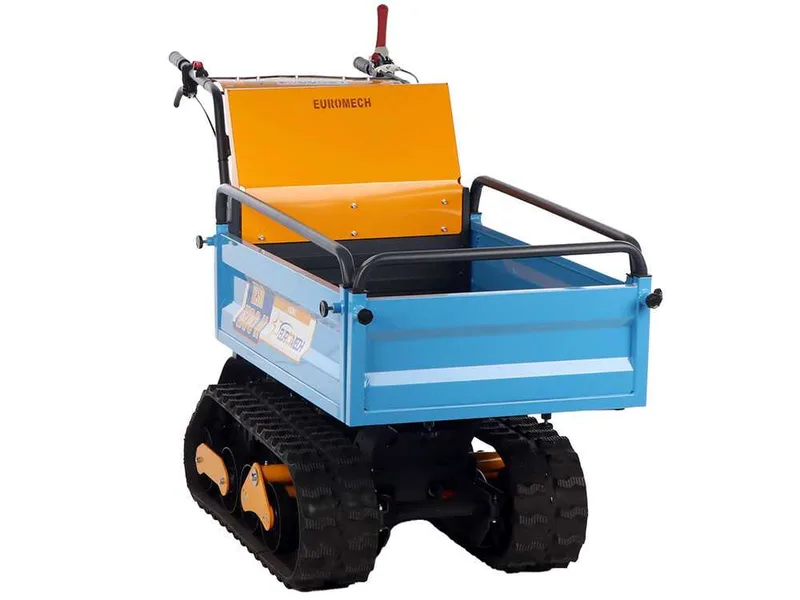 EuroMech EM500H-Agri - Brouette à moteur sur chenilles avec benne extensible - débit de 500 Kg