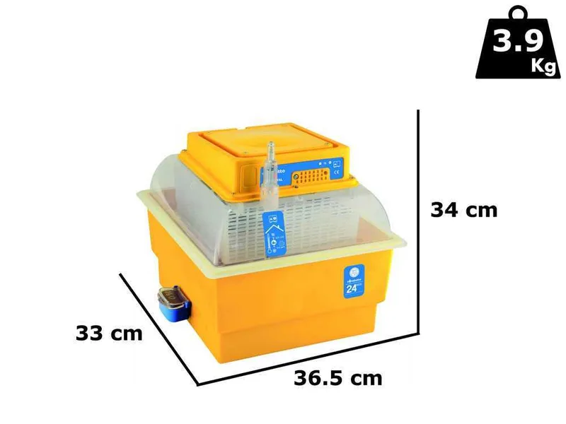 Novital Covatutto 24 Eco - Couveuse à œufs manuelle - 24 œufs