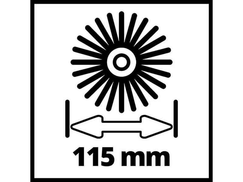 Brosse moyenne pour sols Picobella Einhell