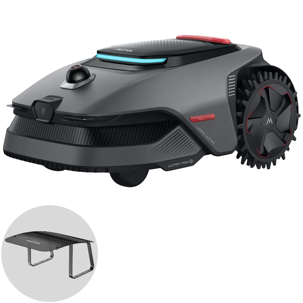 MOVA LiDAX Ultra 1200 - Robot tondeuse - Sans installation - Avec abri