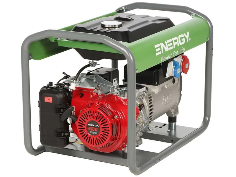 Energy EY-7TB AVR - Groupe électrogène triphasé à essence 6 kw - Honda