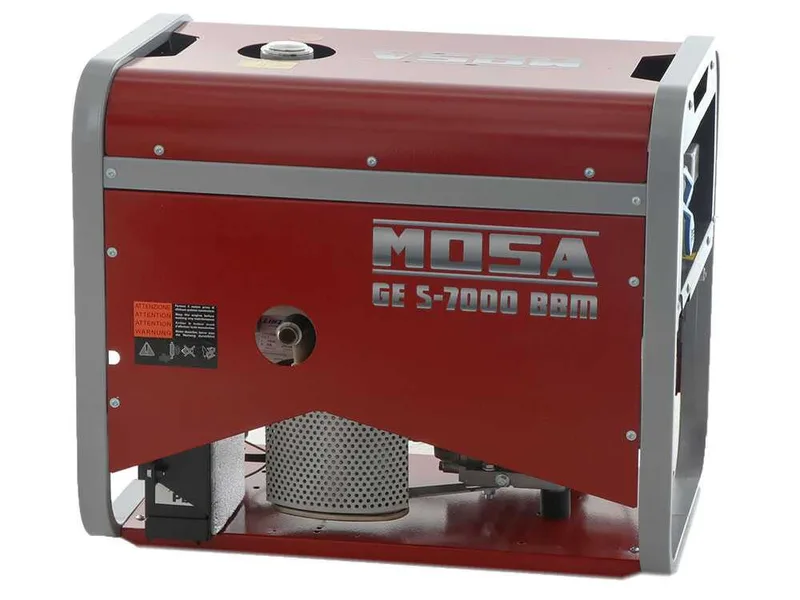 MOSA GE S-7000 BBM AVR EAS - Groupe électrogène à essence avec AVR et dem. électrique 6.5 KW - Continue 5.4 kW Monophasé - Moteur B&S XR2100