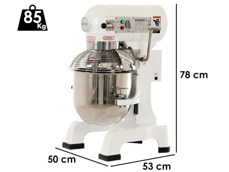 Fimar easyline B20K - Batteur mélangeur planétaire professionnel - Cuve INOX de 20 litres